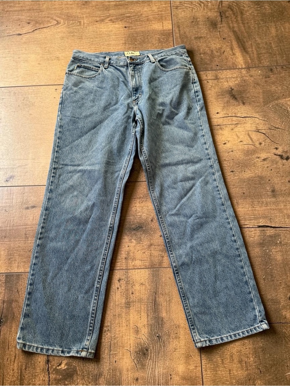 Vintage L.L.Bean Jeans Mens 35x30 Classic Fit Straight Leg